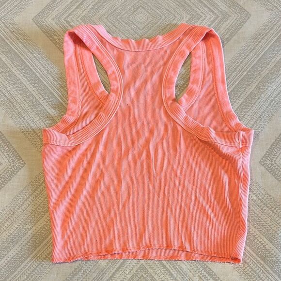 Katie J NYC Girls Pink and Orange Cropped Tank Tops - Size XS - Picture 5 of 5